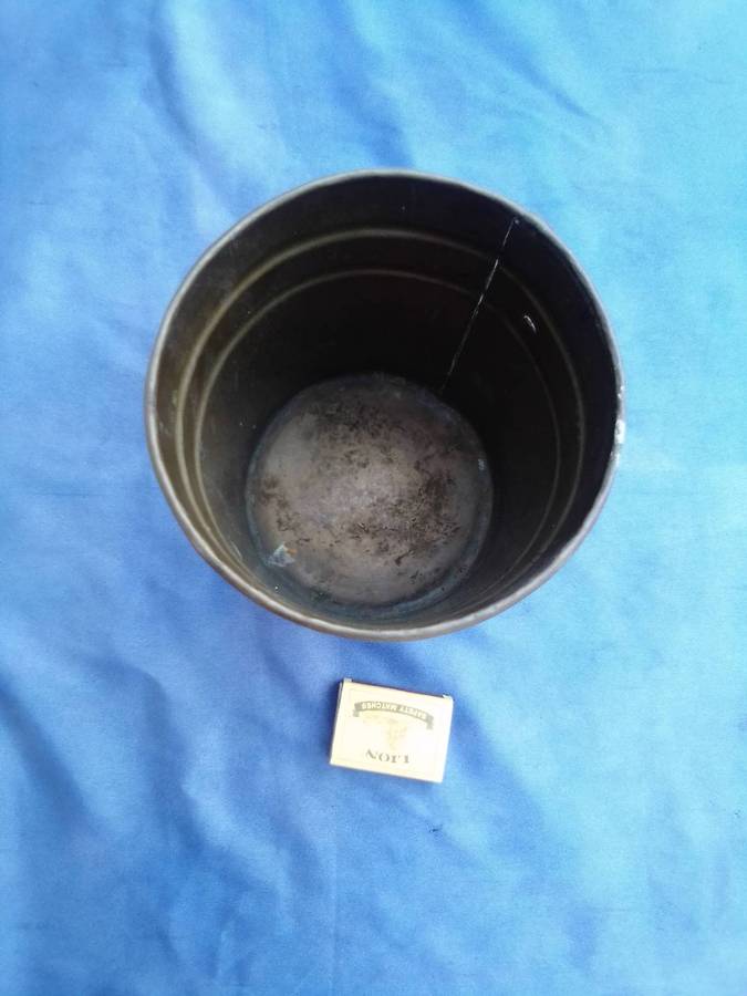 Brass "KOFFIE" tin.