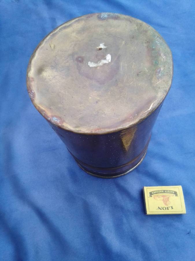 Brass "KOFFIE" tin.