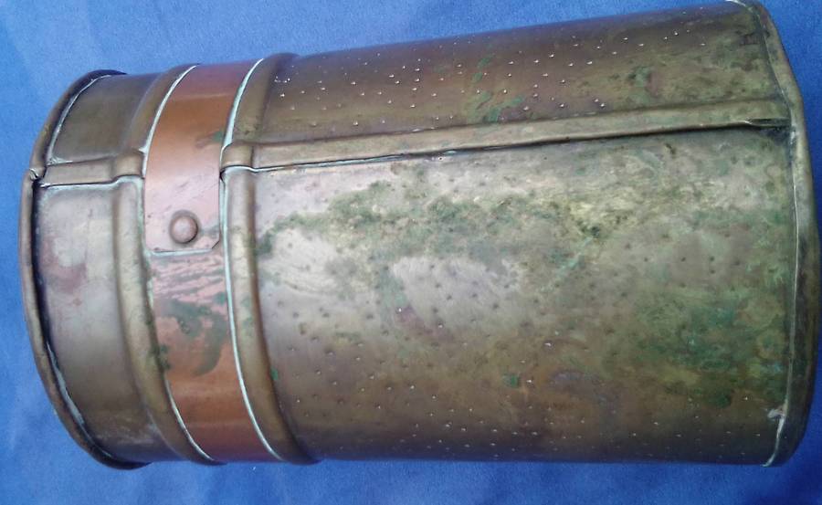 Brass "KOFFIE" tin.