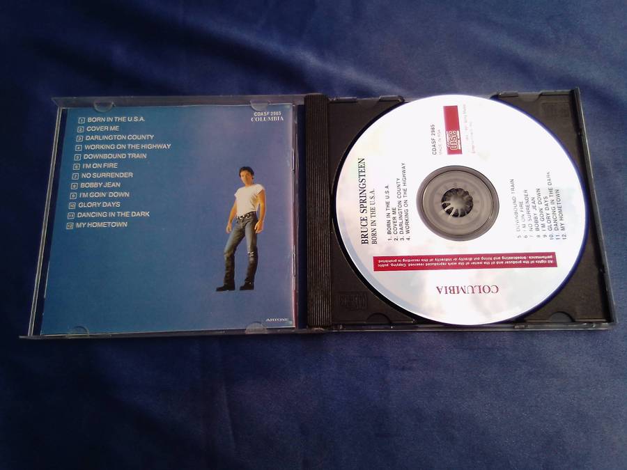 CD  Bruce Springsteen.  Born in the U.S.A.