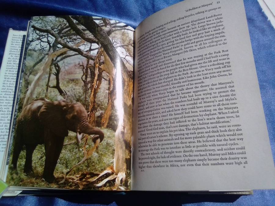 "Among the Elephants". Iain & Oria Douglas-Hamilton. . Hard cover.