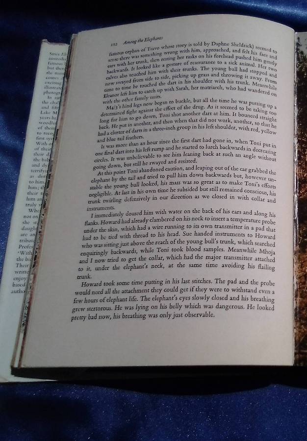 "Among the Elephants". Iain & Oria Douglas-Hamilton. . Hard cover.