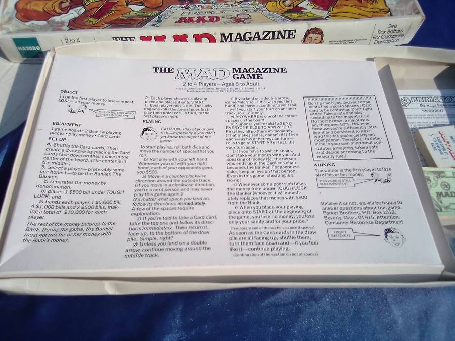 Mad Magazine Game.  Complete.
