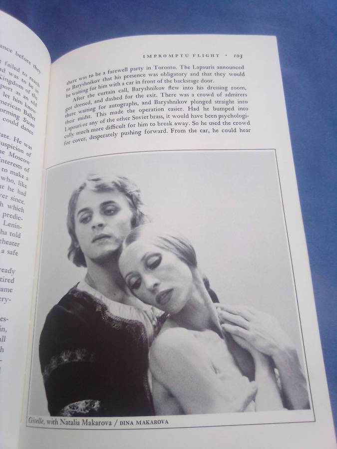 "Baryshnikov" From Russia to the West.. Hard cover.