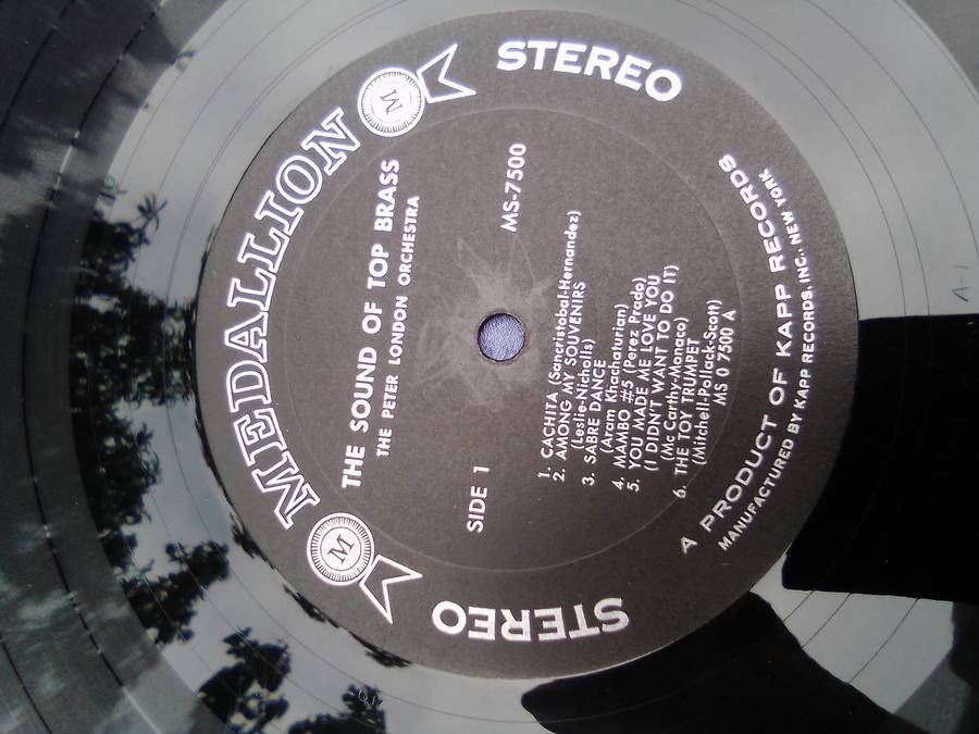 L.P.  The Sound of Top Brass.  VG  VG