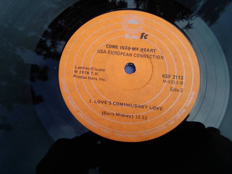 L.P.  USA European Connection.  Come Into my Heart  .  VG  VG