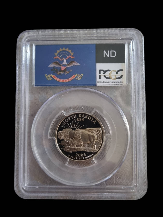 USA: 2006-S 25c, North Dakota PF69