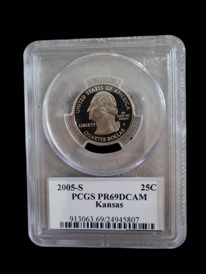 USA: 2005-S 25c, Kansas PF69