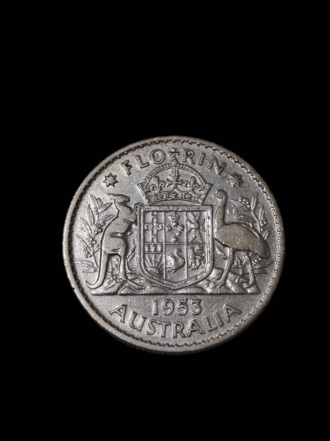 Australia: Silver 1953 florin