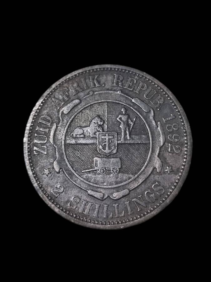 South Africa: 1892 Zar 2 Shilling