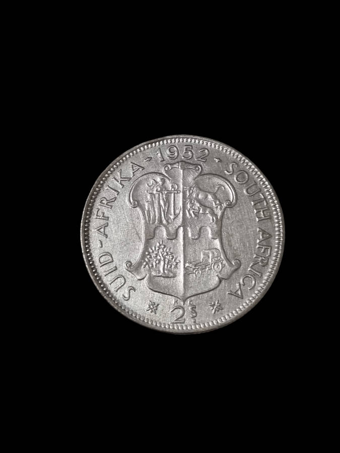 South Africa: 1952 Silver 2 Shilling