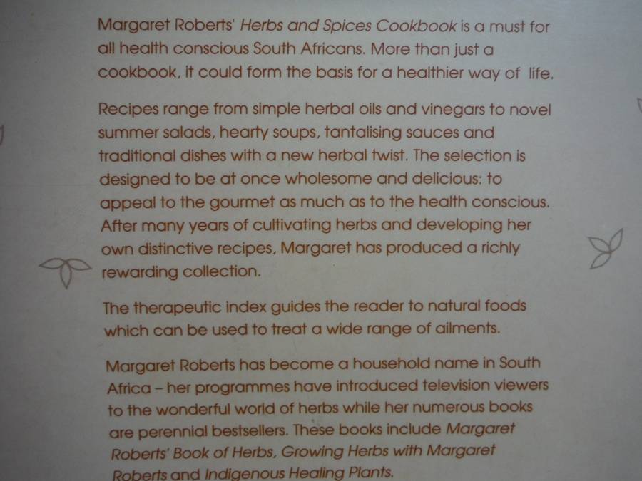 Herbs & Spices Cookbook - Softcover - Margaret Roberts