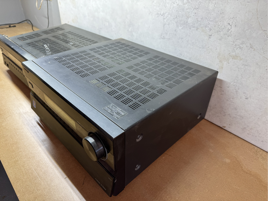 2x Onkyo AV Receivers  TX-SR707 & TX-NR808  Sold As Is for Spares/Repair