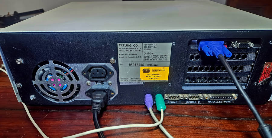 Vintage Desktop Computer- Tatung 386SX 1988
