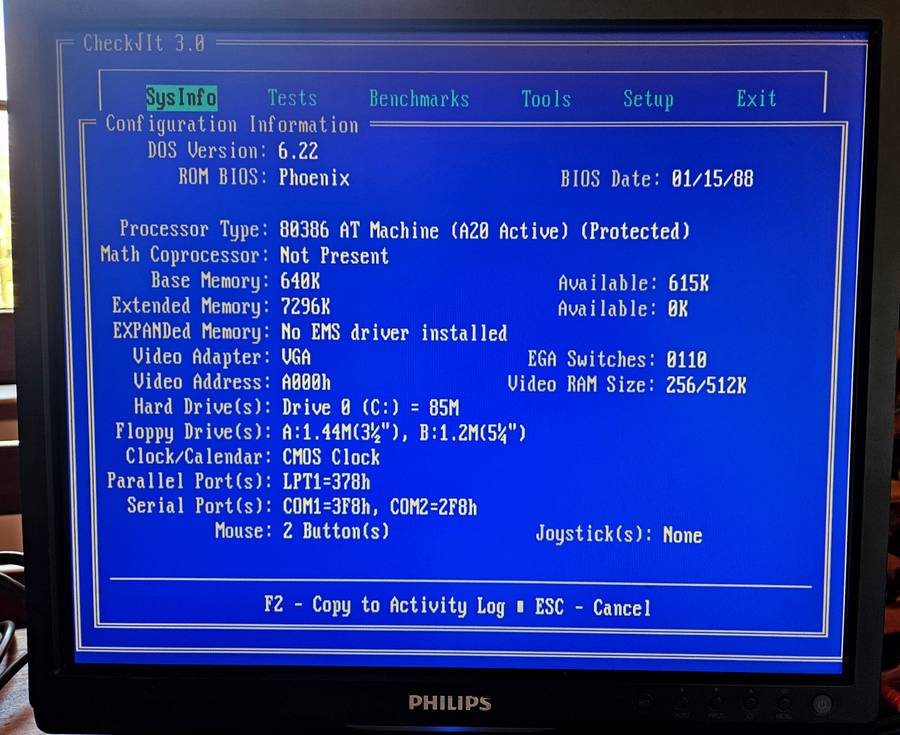 Vintage Desktop Computer- Tatung 386SX 1988