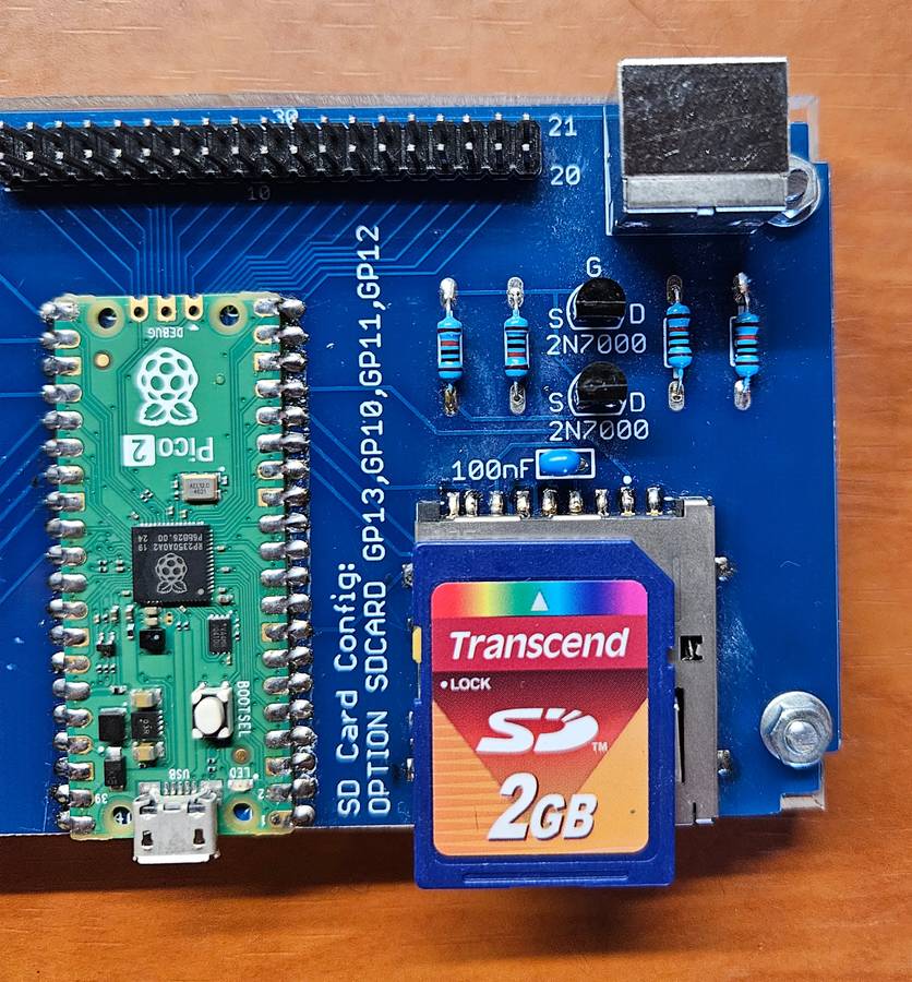 Picomite VGA board with Pico2