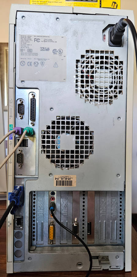 Dell Pentium III Desktop PC (2000) with many extras.