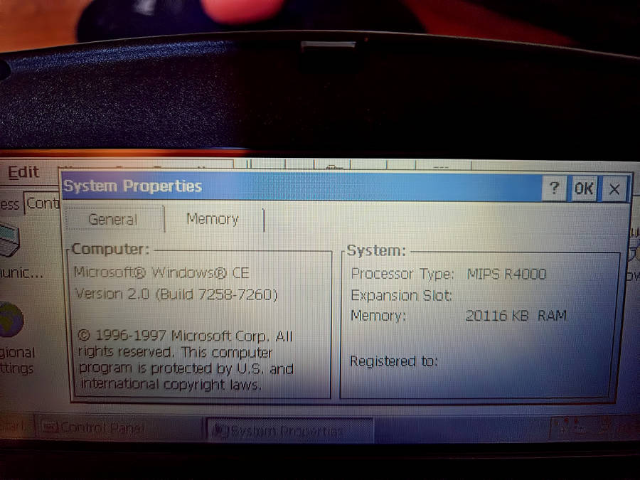Compaq Raid CE 1998 PDA