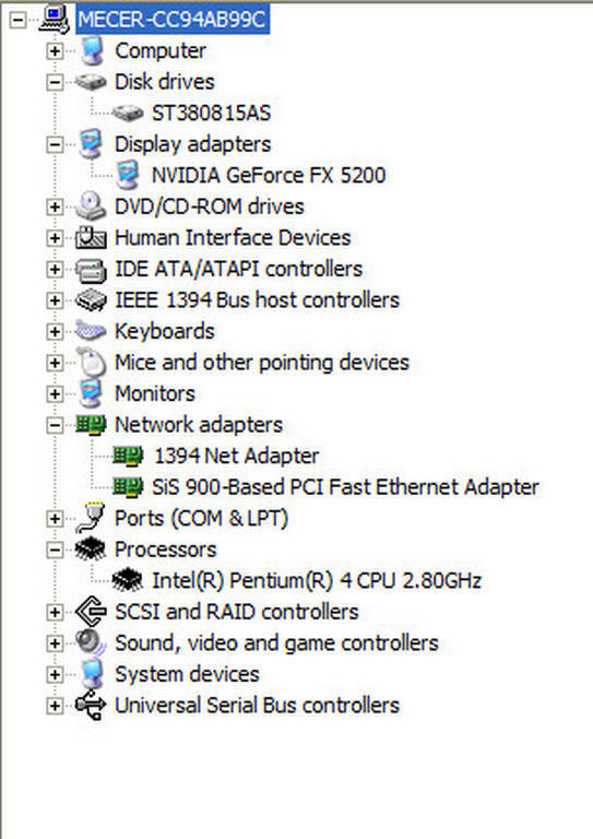 Mecer  Pentium 4 Windows XP Gaming PC