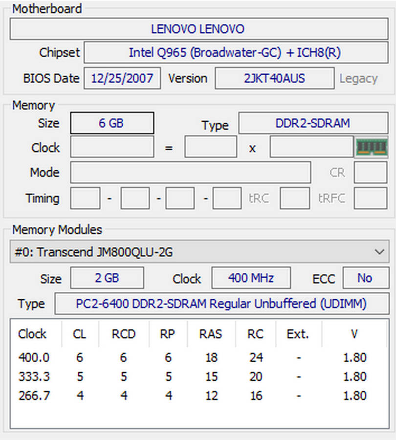Lenovo ThinkCentre Desktop PC. Dualcore-6Gb-250Gb-Win10
