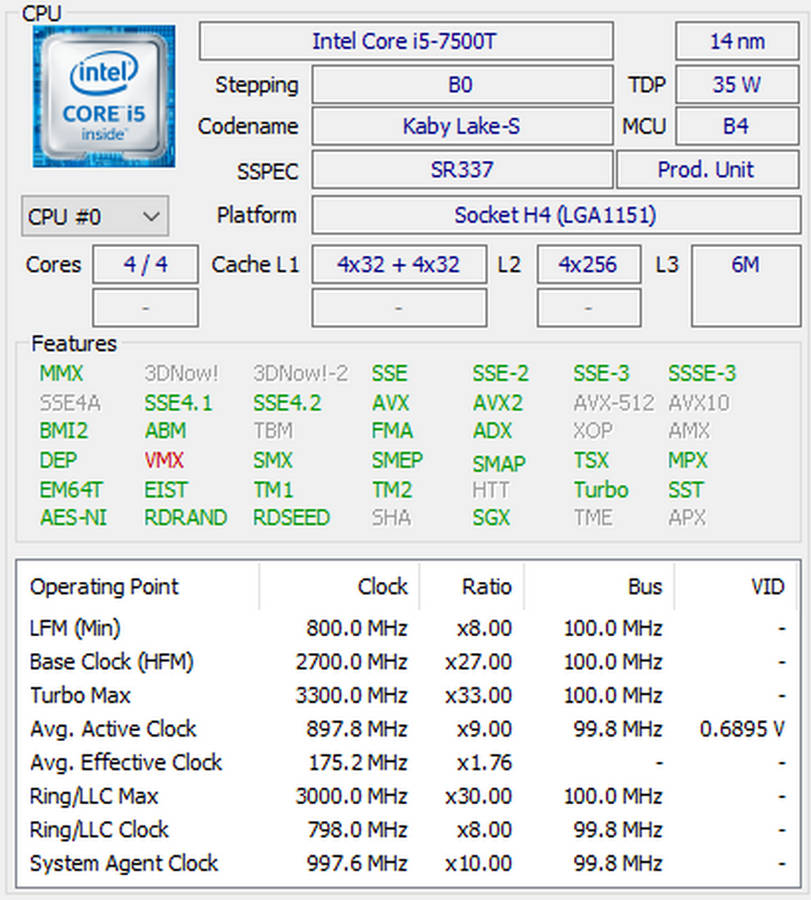 HP EliteDesk 800 G3 Mini-8Gb-256Gb Nvme & 1Tb Sata