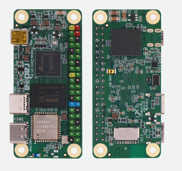 Radxa Zero SBC - 4Gb - 32Gb EMMC - Quad Core A53 1.8Ghz