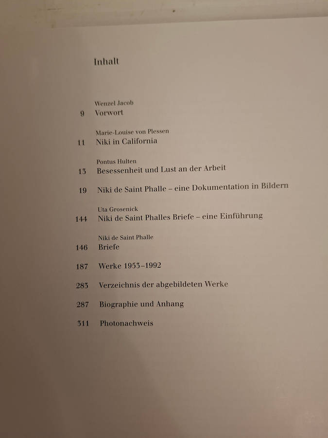 Niki de Saint Phalle. Sonderausgabe: Katalog zur Ausstellung in der Kunst- und Ausstellungshalle der