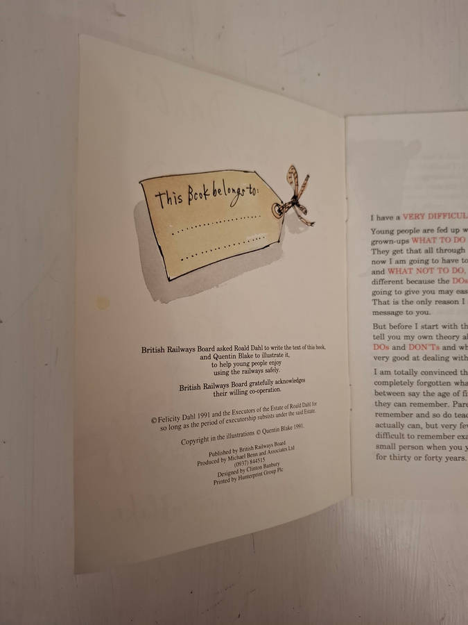 Roald Dahl's Guide to Railway Safety