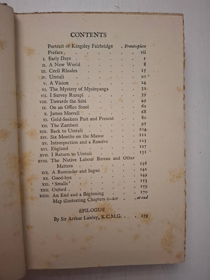 The Autobiography of Kingsley Fairbridge