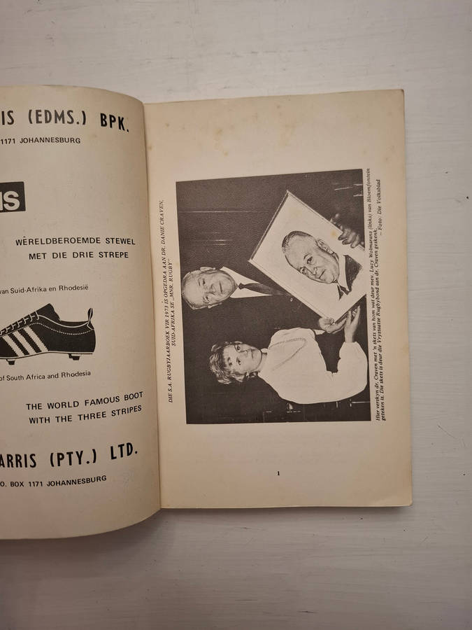 1973 SA Rugby Annual /1973 Rugby Jaarboek