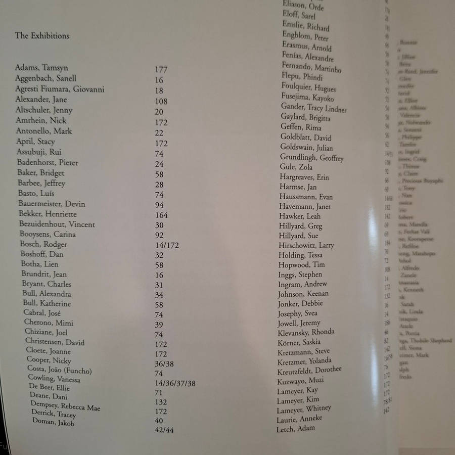 THE CAPE TOWN MONTH OF PHOTOGRAPHY 2005 - South Africa Centre for photography at the university of C