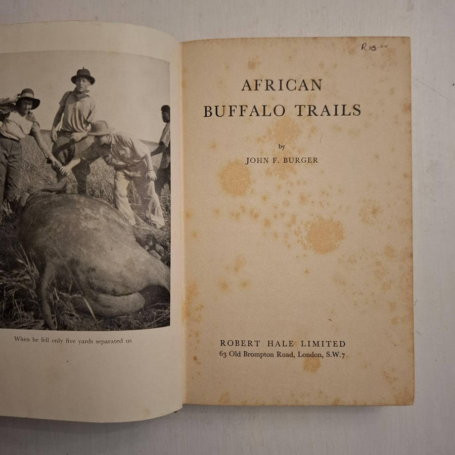 African Buffalo Trails (John F. Burger)