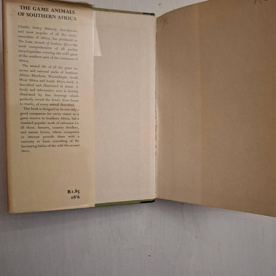 The Game Animals Of Southern Africa (Astley C.T. Maberly)