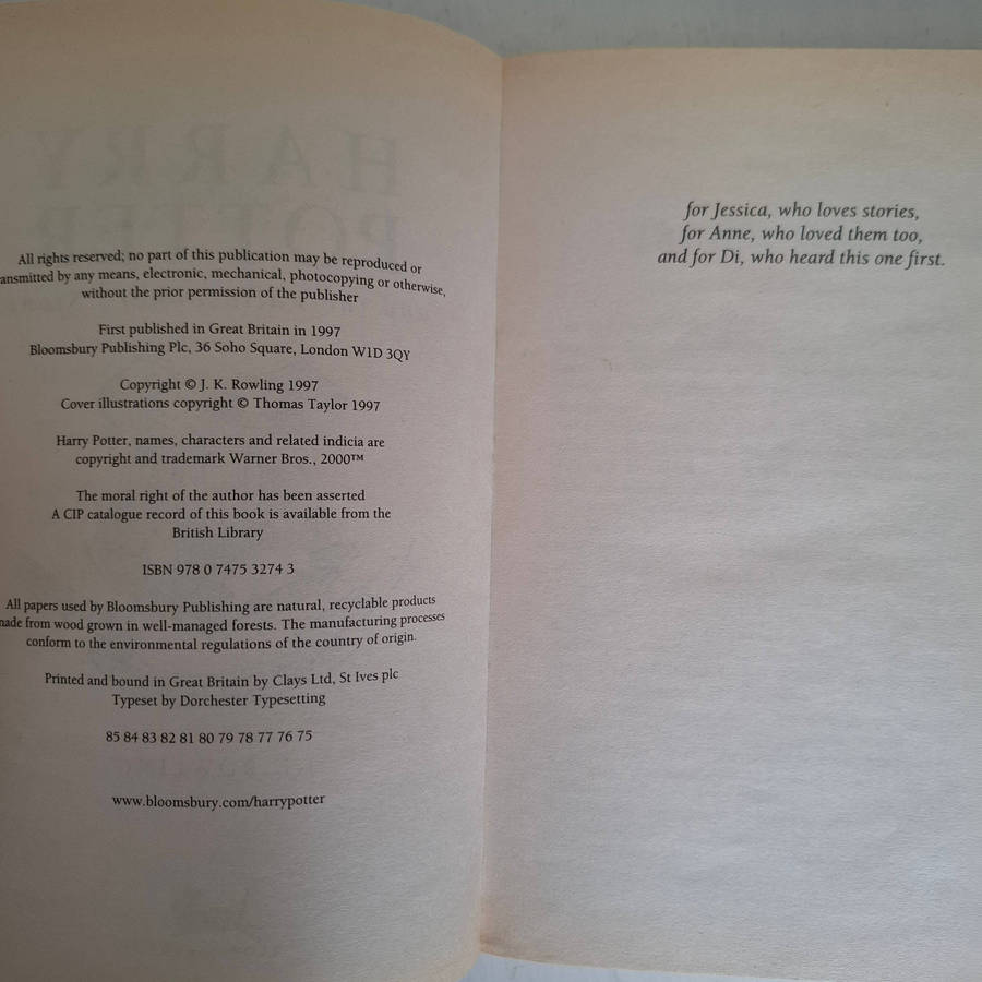 3 X  Harry Potter paperbacks