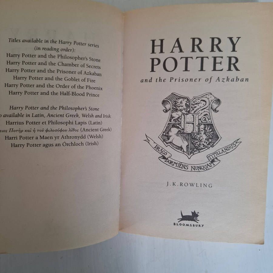 3 X  Harry Potter paperbacks