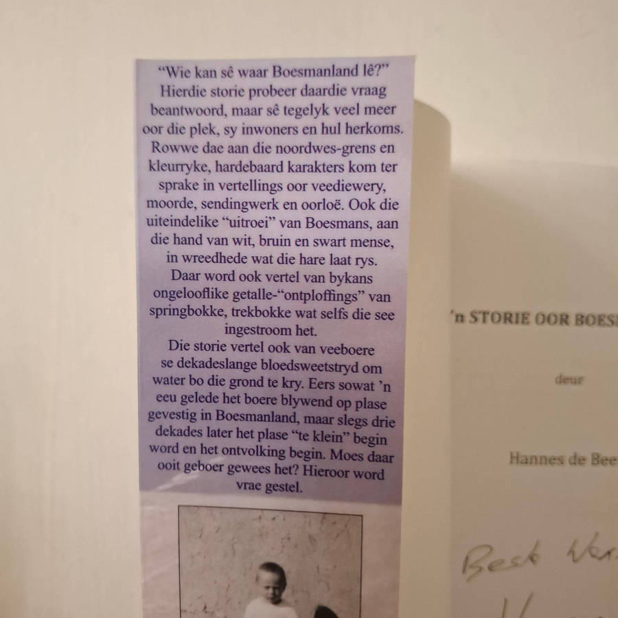 'n Storie Oor Boesmanland - Hannes De Beer