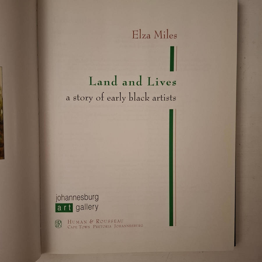 Land and Lives: a story of early black artists (Elza Miles)