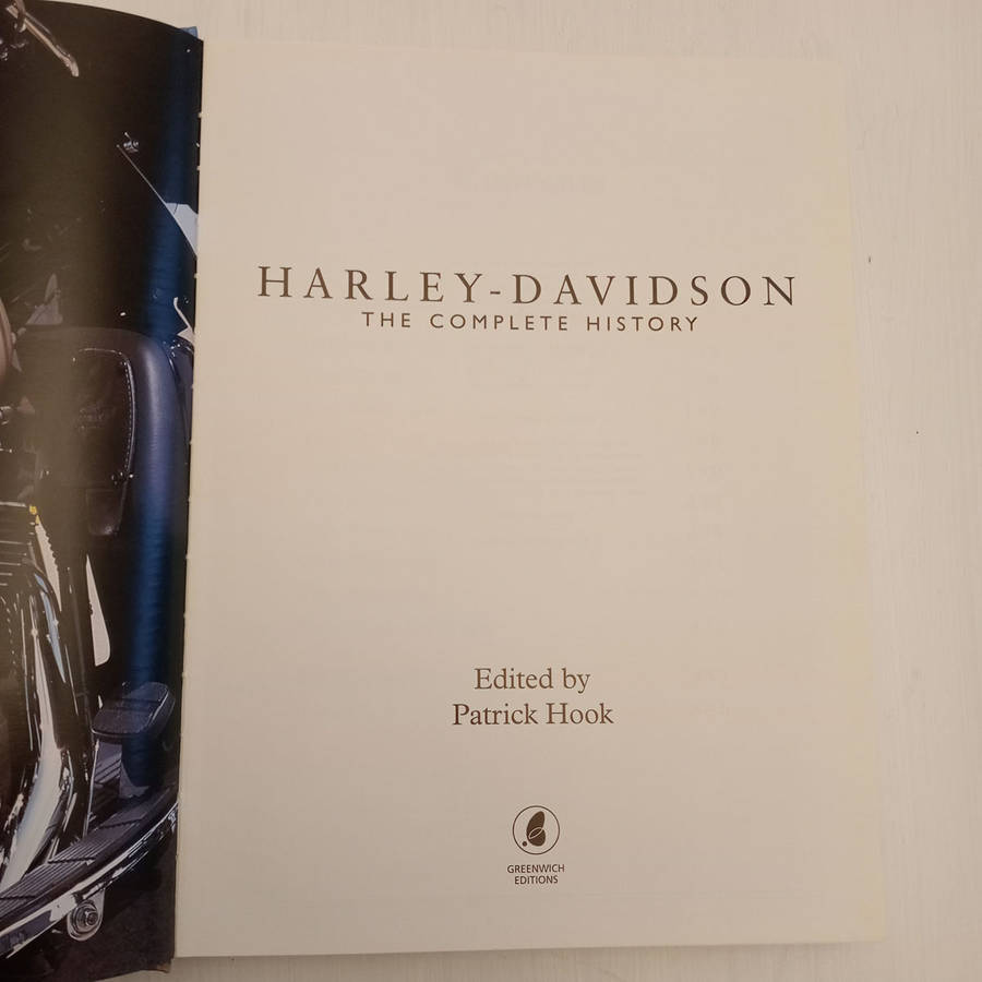 Harley Davidson the Complete History (Patrick Hook (ed))