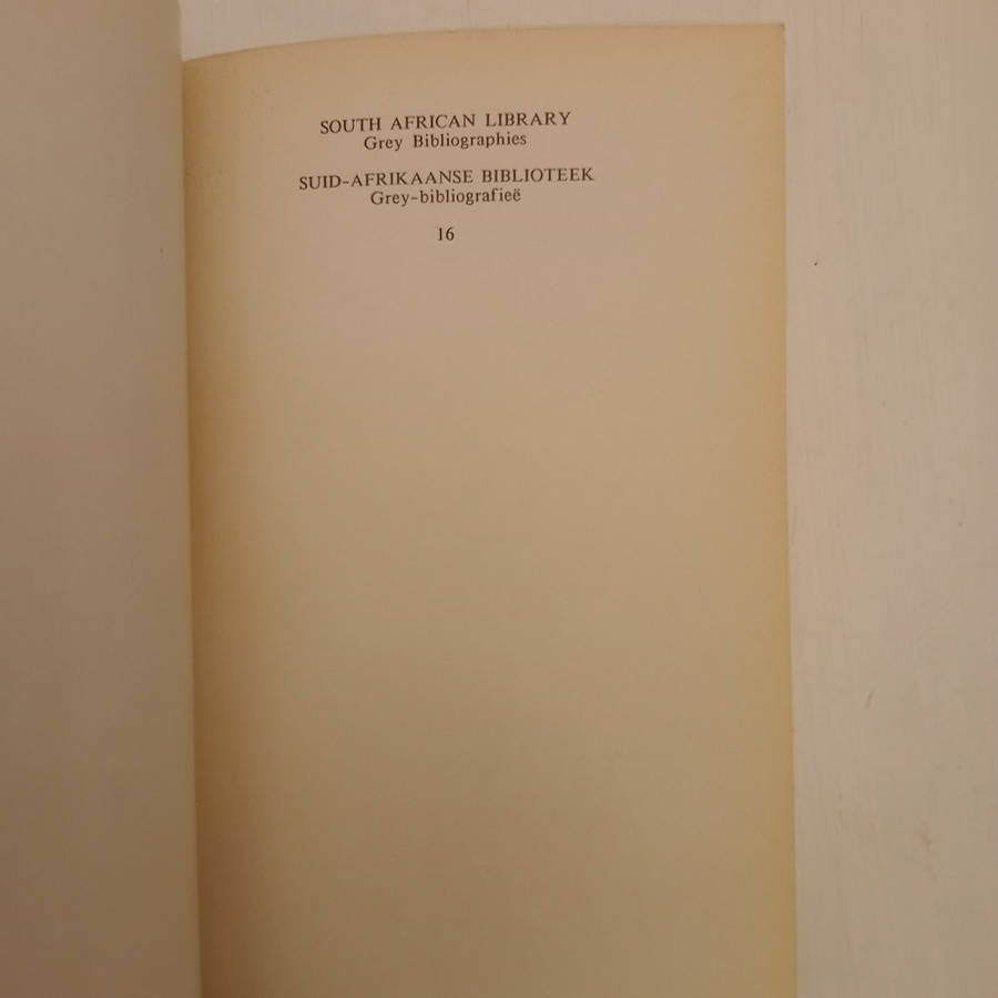Southern African botanical literature, 1600-1988 (A. S. Kerkham)