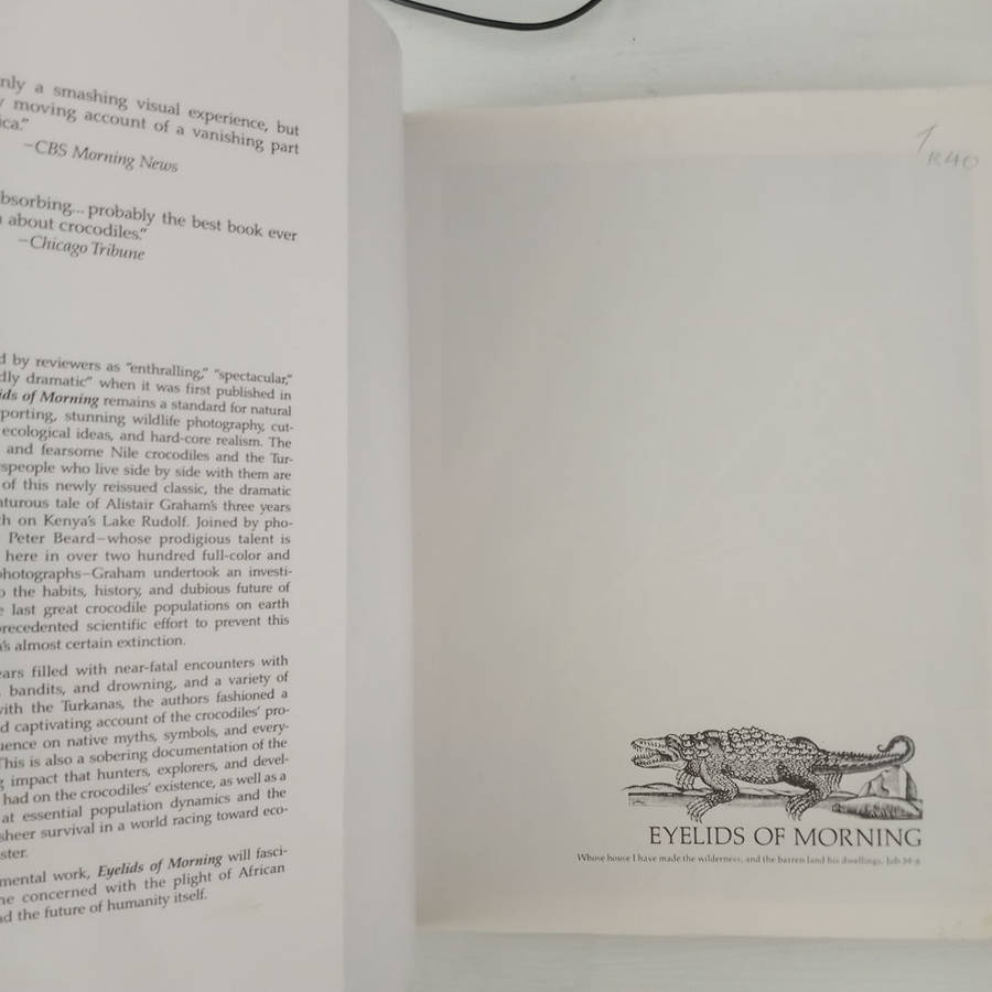 Eyelids of Morning: The Mingled Destinies of Crocodiles and Men (Alistair Graham, Peter Beard)