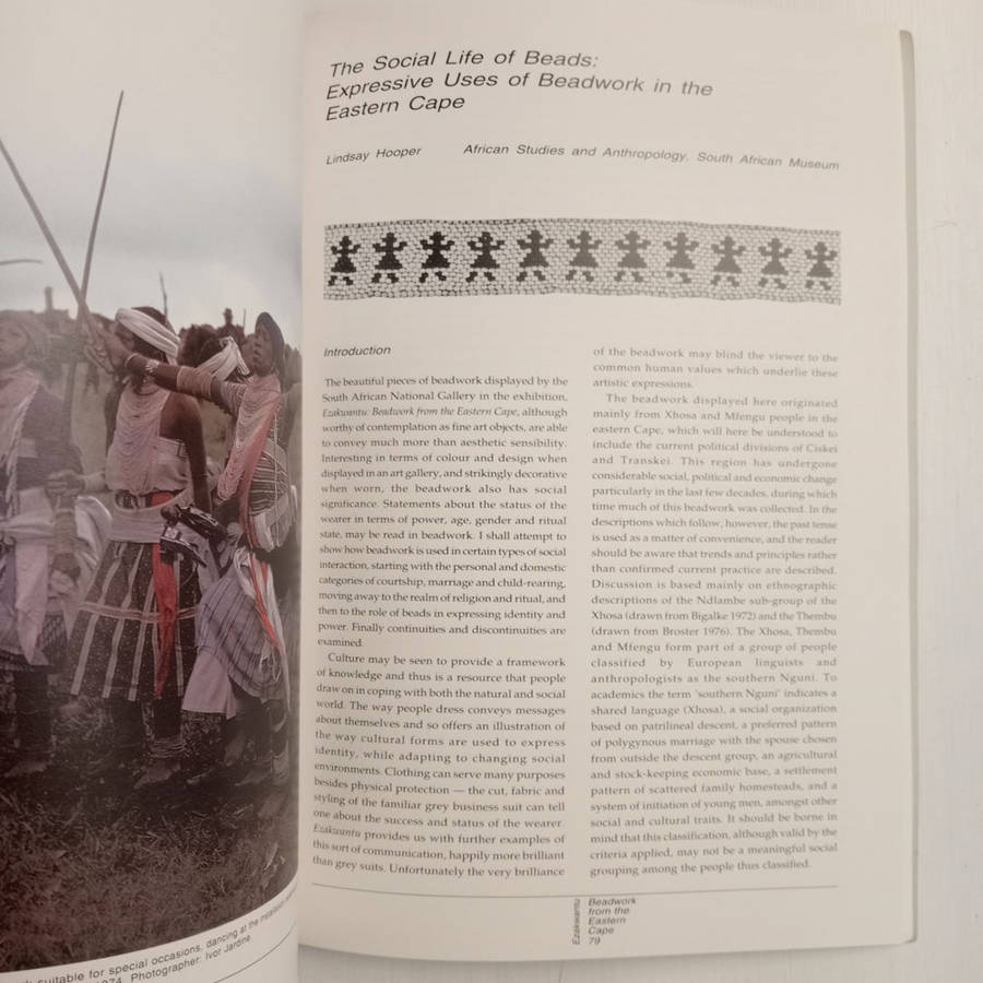 Ezakwantu: Beadwork from the Eastern Cape: 31 Oct 1993-29 May 1994, South African National Gallery