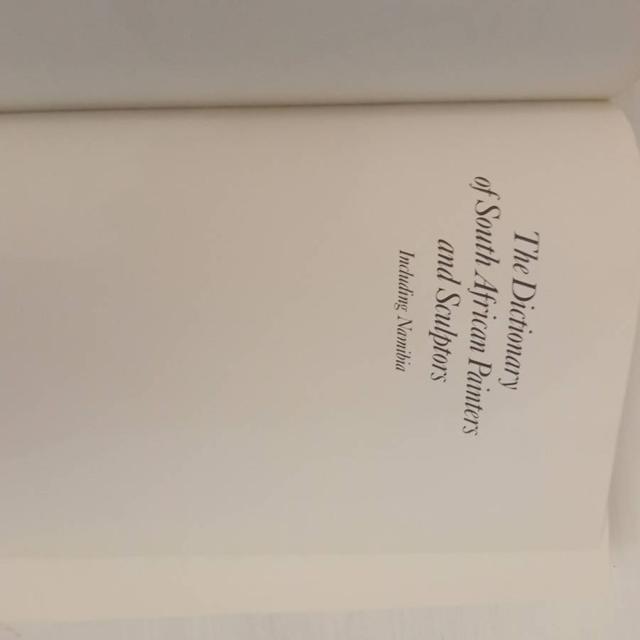 The Dictionary of South African Painters and Sculptors (Grania Ogilvie assisted by Carol Graff)