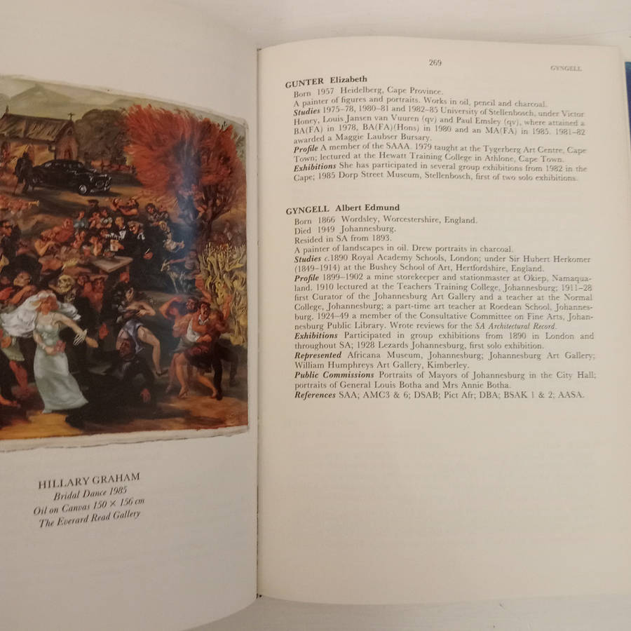 The Dictionary of South African Painters and Sculptors (Grania Ogilvie assisted by Carol Graff)
