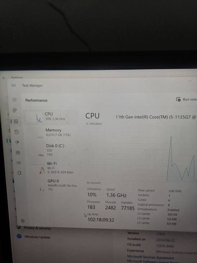 Lenovo Thinkpad E15 11TH Gen Core i5-1135G7* 32GB upgraded RAM 512GB HDD
