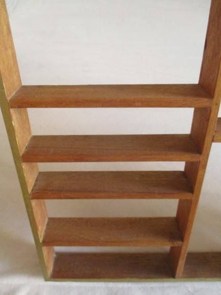 Very large vintage wooden printer's tray with some larger cubicles for your talled/wider treasures