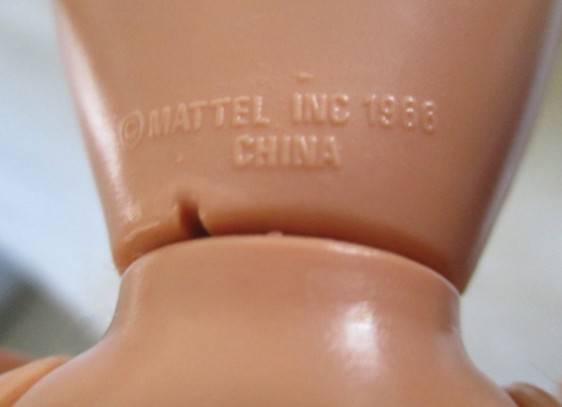 Vintage 1991/92 Totally Hair Barbie with very long hair and in lovely dress - knees bend