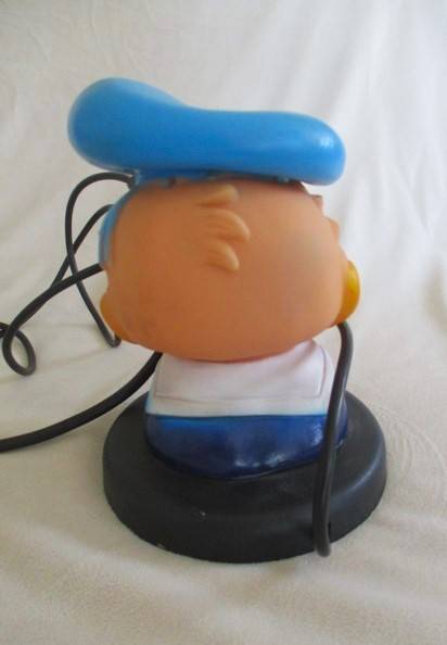 Vintage kiddies Donald Duck bedside lamp - working (with nice long cord)