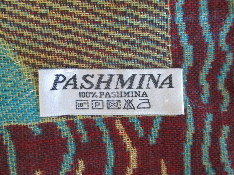 A striking reversable 100% Pashmina/Throw