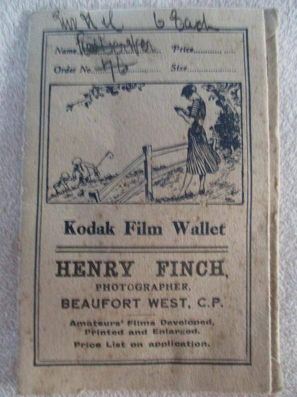 1920's - A batch of nine old Kodak film wallets - some with negatives
