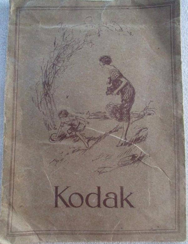 1920's - A batch of nine old Kodak film wallets - some with negatives